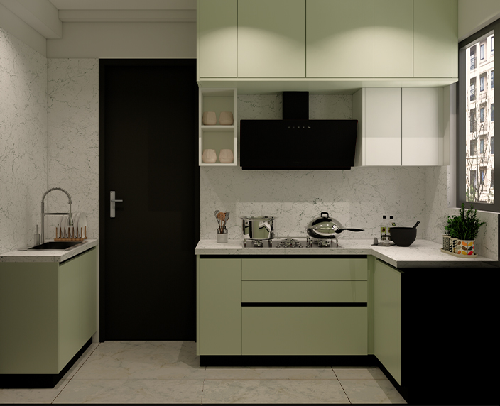 Modern Minimalist — Stainless Steel modular kitchen project by Jumbo SS Kitchens